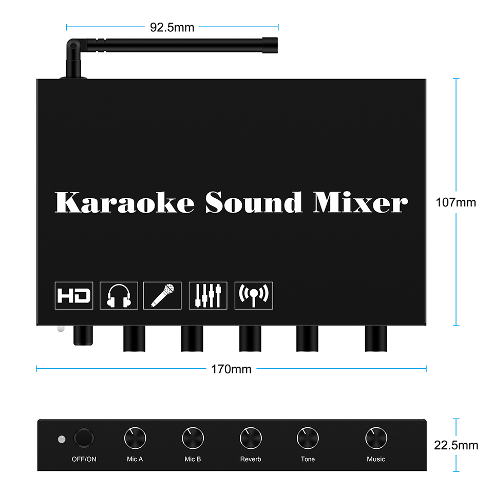 HDMI Karaoke Player Mixer Home - Home Cinema Tv ulasan dan harga