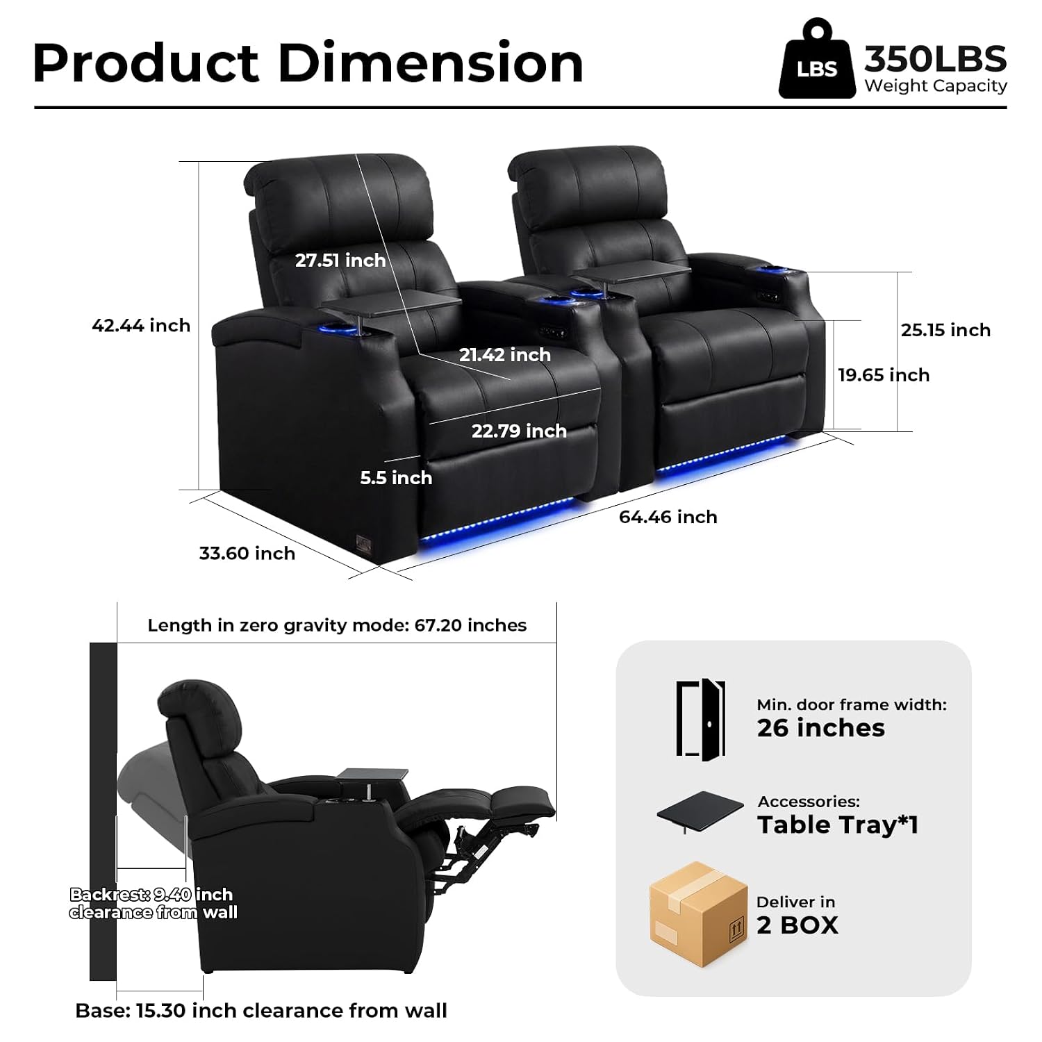 Top Grain Leather Home Theater - Home Cinema Chairs ulasan dan harga